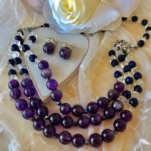 AMETHYST💜BEAUTIFUL💜NECKLACE💜